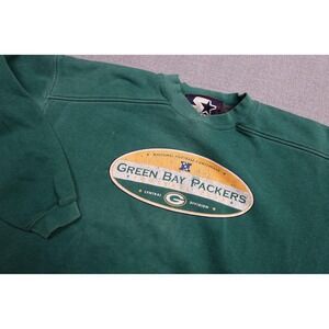 Vintage Green Bay Packers Sweatshirt Mens XL Green NFL Football Starter Crewneck